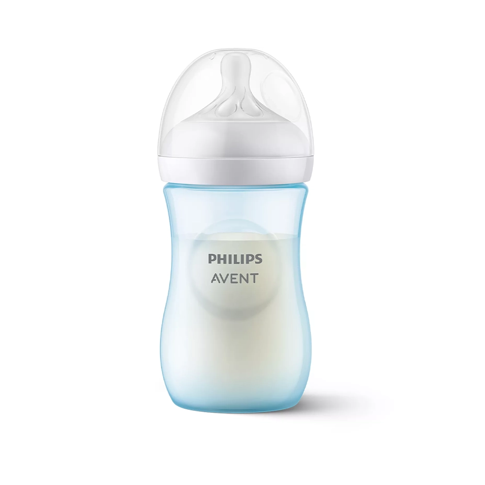 AVENT - NATURAL RESPONSE Πλαστικό Μπιμπερό 1m+ (μπλε) - 260ml SCY903/21